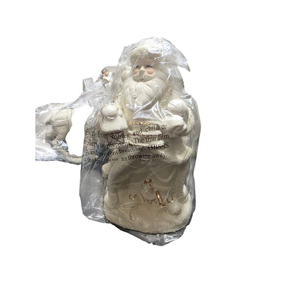 Kirkland's Christmas 4-Pc Table Top Set Santa Claus, Reindeer, Sleigh & Tree - Picture 6 of 8